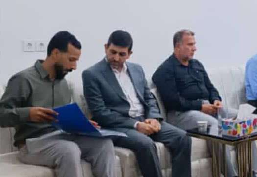 جلسه فعالان کانون امام حسين (ع) اهواز با مسئولان استاني